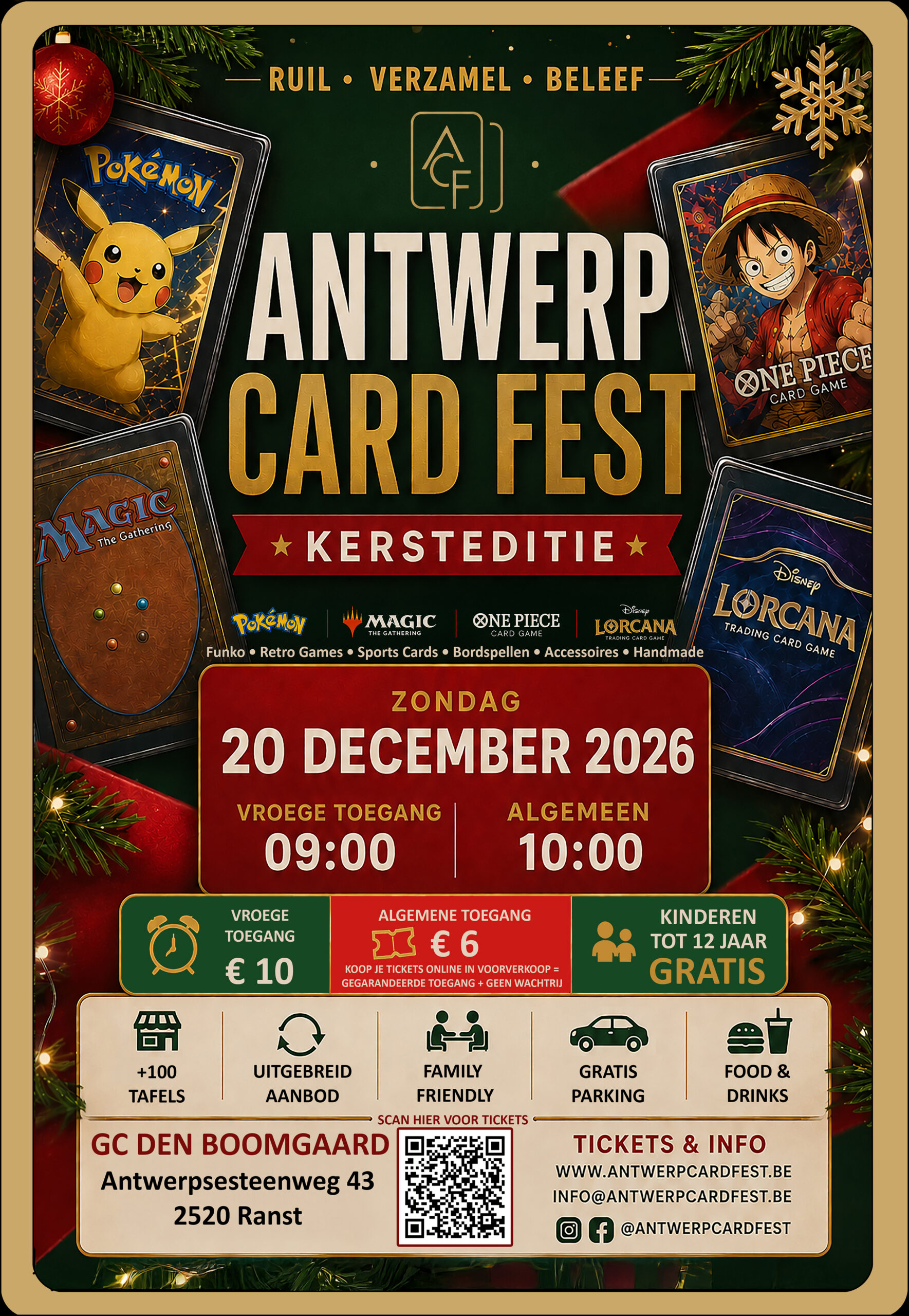 Antwerp Card Fest Flyer
